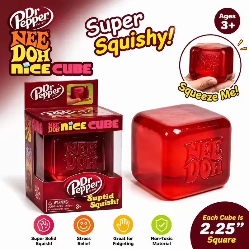 Dr Pepper X NeeDoh Nice Cube,  - Fidget Cube Original avaliação e preço