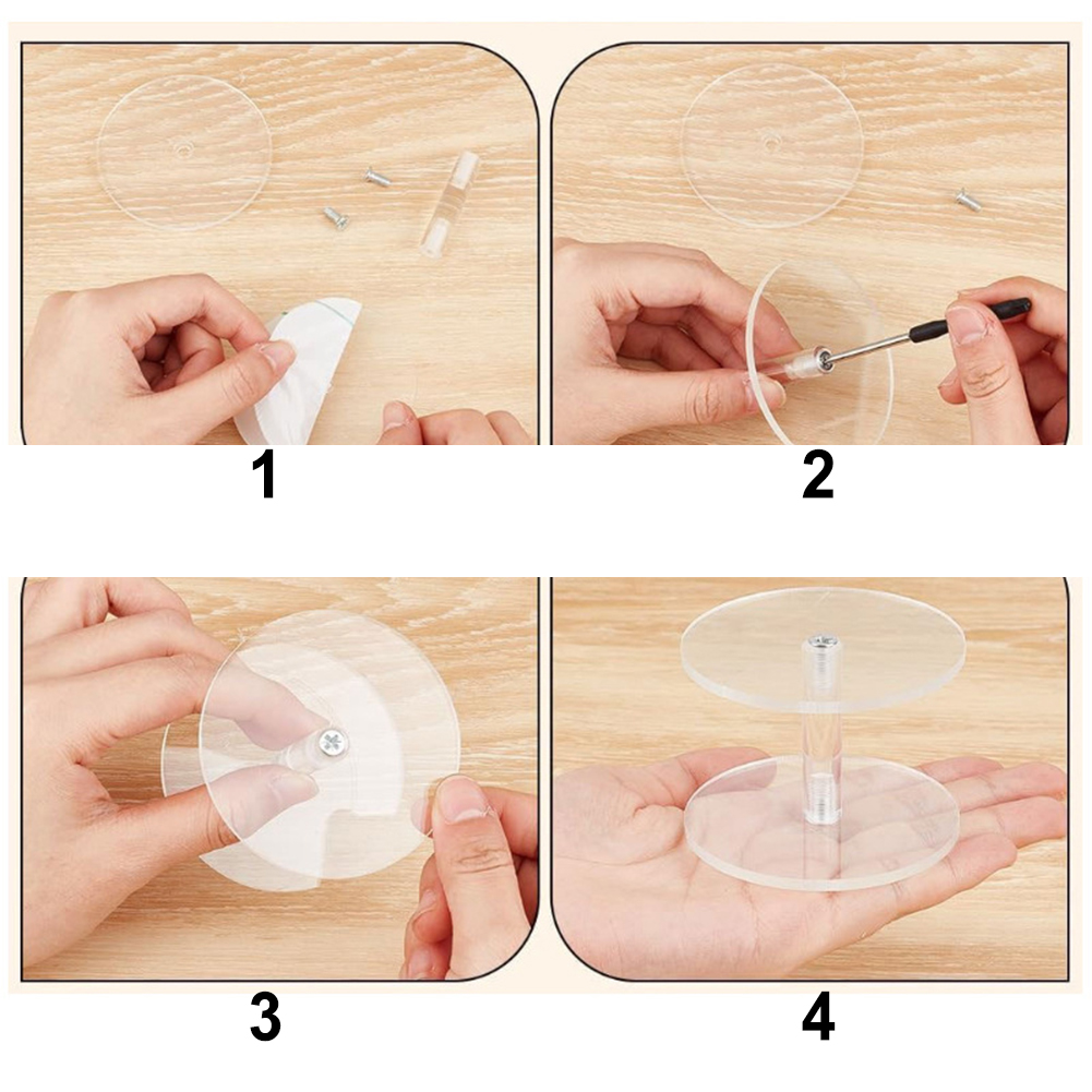 Conjunto de 3 Suportes Redondo - Display Risers Set avaliação e preço