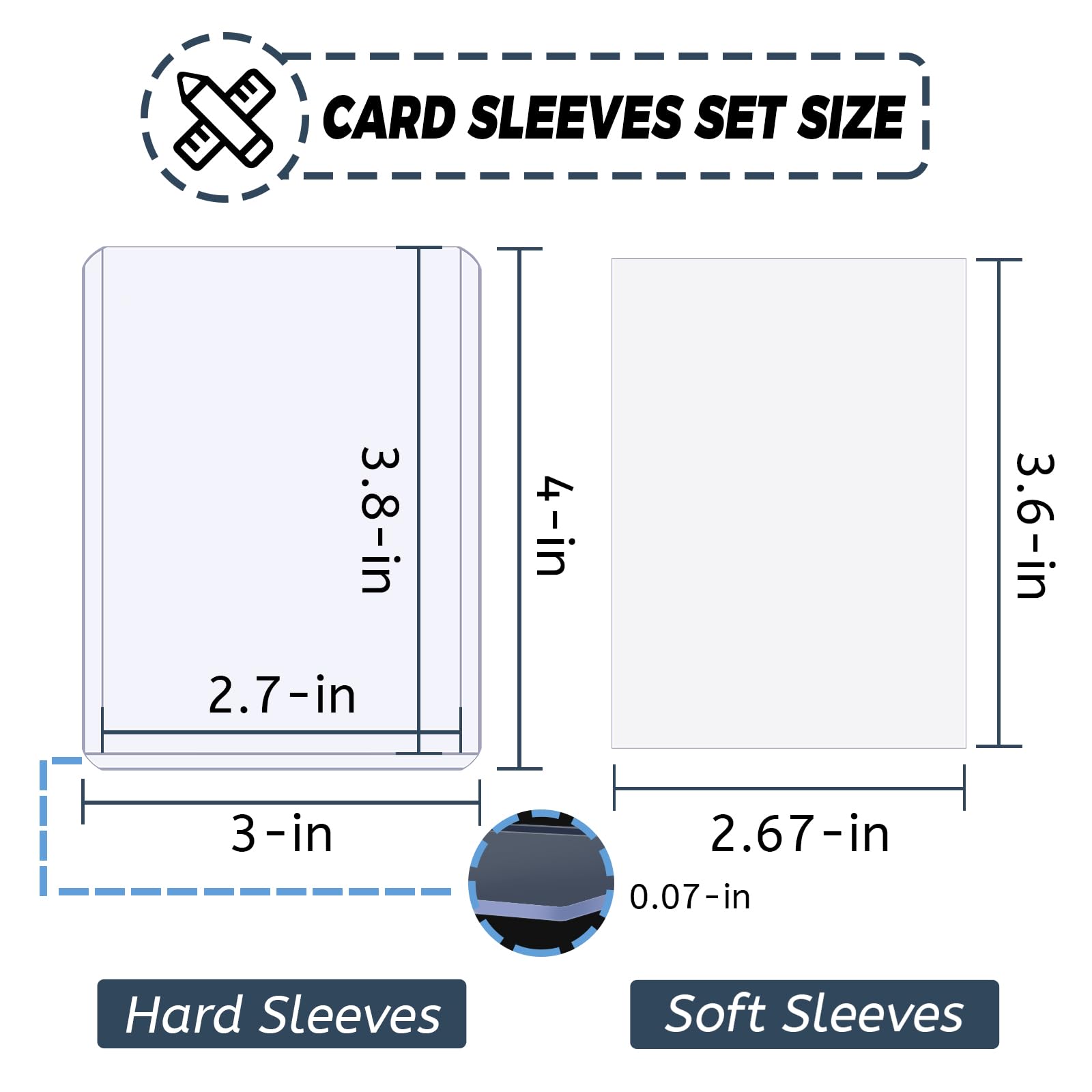 100-600 unidades de protetores - Card Penny Sleeve avaliação e preço